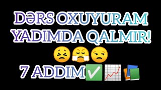 Dərsi̇ Yadda Saxlamaq Üçün 7 Addimərs,Ətktəbüçün,Ğurluolmağınyolları,Ir