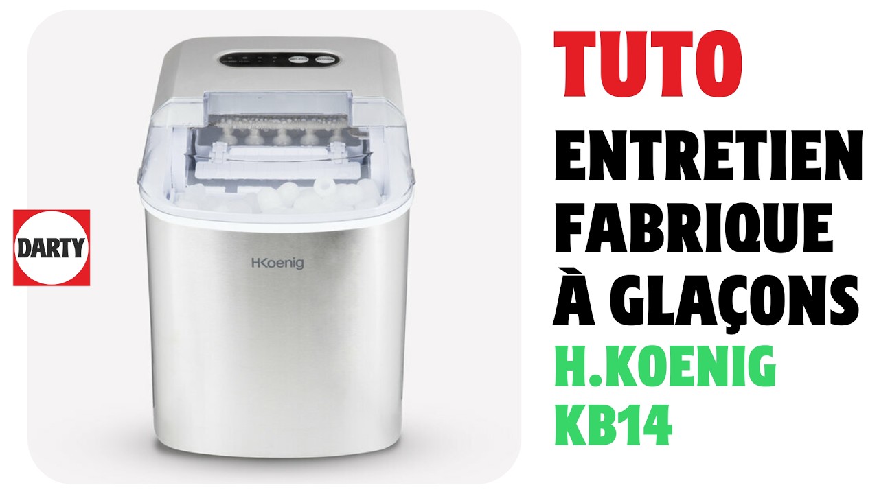 L'entretien de la fabrique à glaçons H.KOENIG KB14 - YouTube