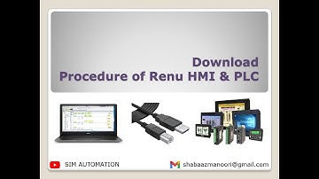 Renu HMI & PLC Download Procedure | Step-by-Step Tutorial for Beginners by @simautomation  #tutorial