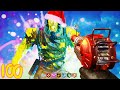 COLD WAR ZOMBIES - NEW ZOMBIES HOLIDAY MAP JINGLE HELLS ROUND 100!!!