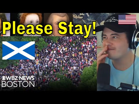 American Reacts Scottish Fans in Boston are awesome!