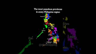 The most populous provinces in every Philippine region