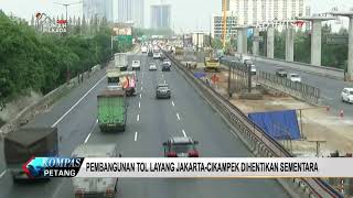 Pembangunan Tol Layang Jakarta-Cikampek Dihentikan Sementara