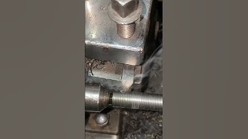 Threads in metal tips and tricks #youtube #machinary #lathemachine #machineshop