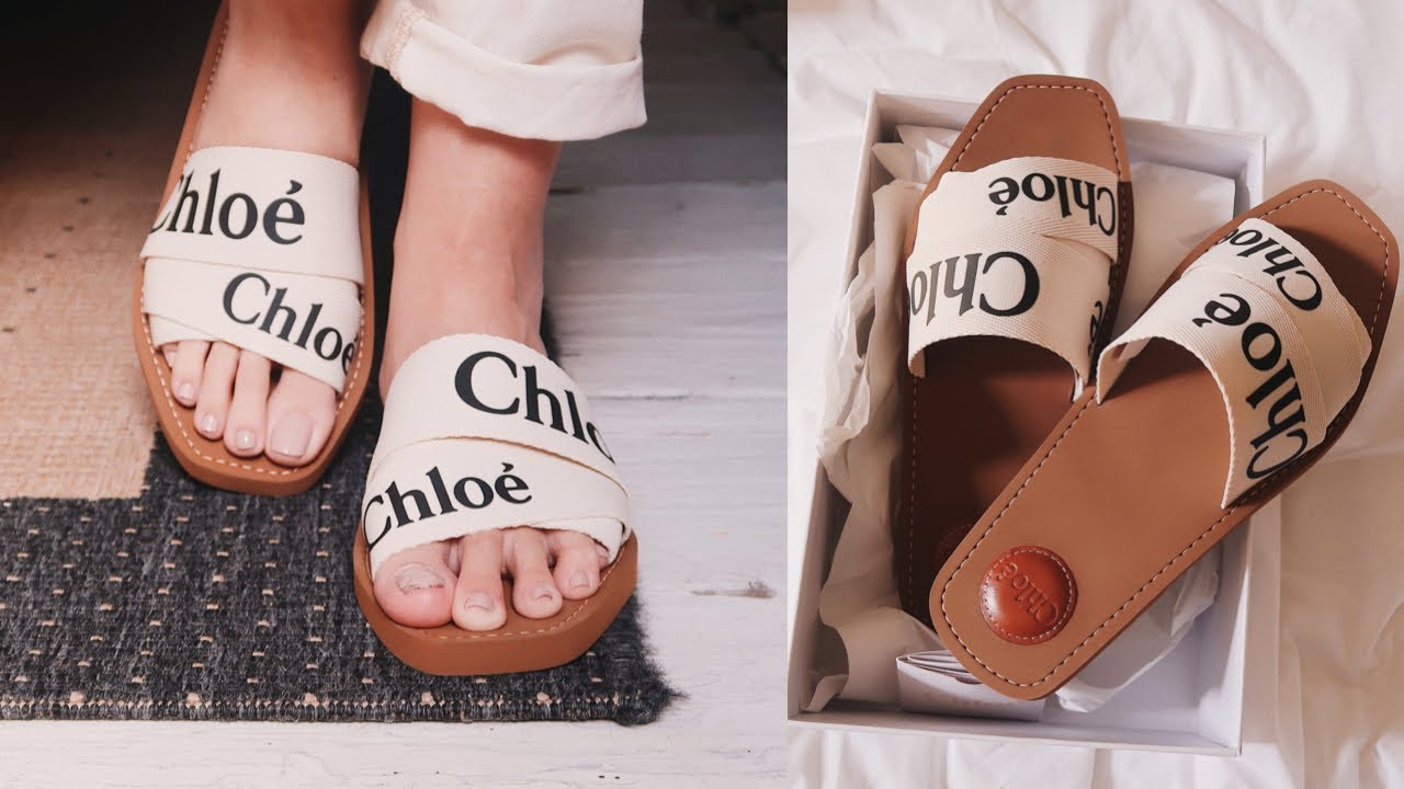 Chloe Woody Sandals Unboxing & First Impressions - YouTube