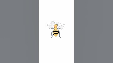 Weedle Evolves into Beedrill Animated #shorts
