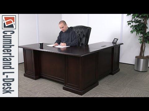 Office Desk | NBF Signature Series Cumberland L-Desk | National Business Furniture