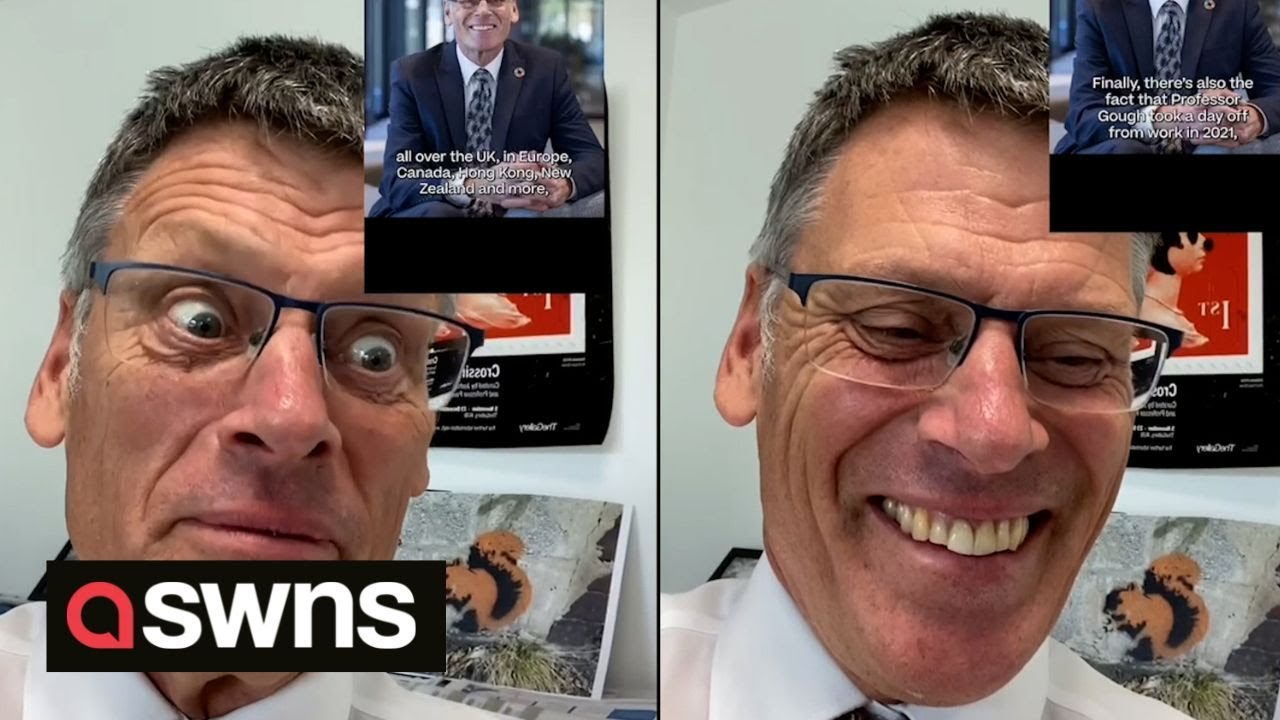 Watch this Banksy expert's amused reaction to viral video claiming he is the street artist | SWNS