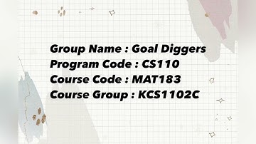 ASSIGNMENT MAT183 (Applied Maximum and Minimum Problems)