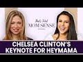 Chelsea clintons keynote for heymama moderated by kanika chadda gupta