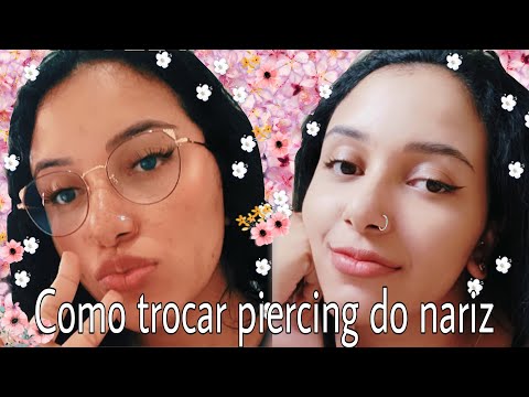 Como trocar o piercing do nariz