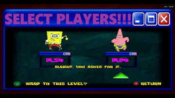The SpongeBob Movie Game Hack: Free-play and Story Mode Menu