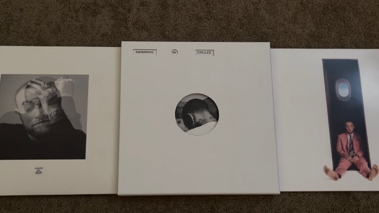 Mac Miller SWIMMING IN CIRCLES BOX & VINYLS !!! -