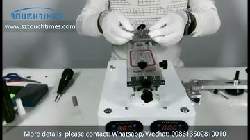 TBK 258UV Multi-function rotation Separator Frame remover for curved screen With UV curing lamp