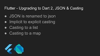 Flutter - Upgrading to Dart 2, JSON & Casting