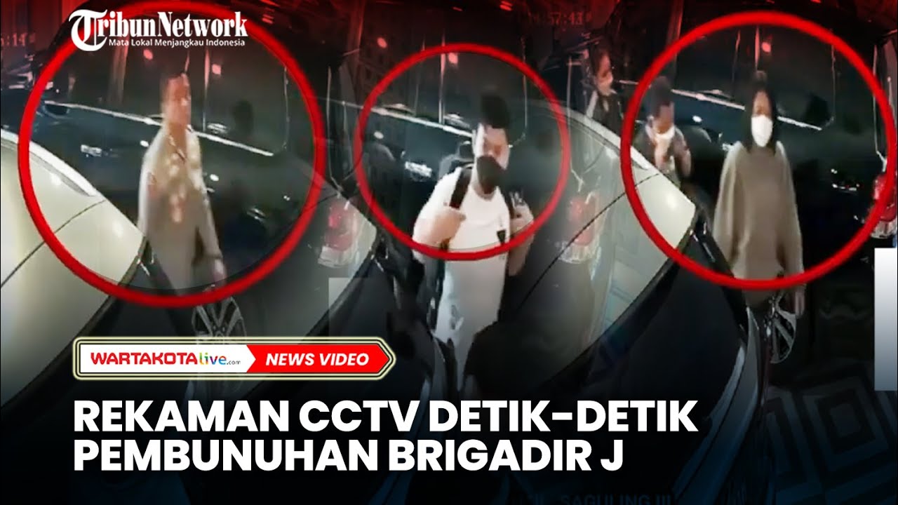 Rekaman CCTV Detik-Detik Pembunuhan Brigadir J