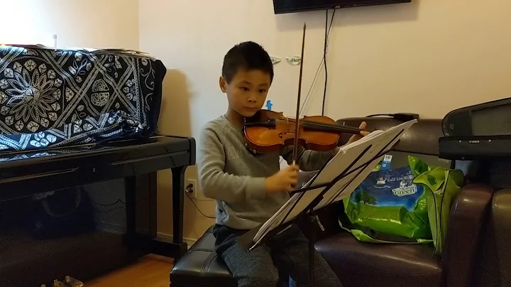 Nathan practice Boy Paganini