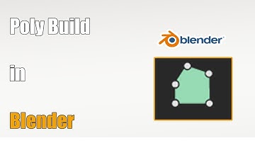 Poly Build tool in Blender - 36#