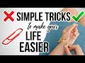 10 Simple Tricks That Will Make Your LIFE EASIER! *mind-blowing*