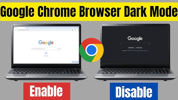 How to enable or disable dark mode in google chrome (Computer & Laptop)
