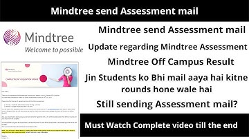 Mindtree Send assessment link 2021 | Jr. Engineer Test Pattern, Total Time& Question |Bulk hiring