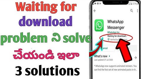 Fix waiting for download problem in playstore in telugu/solve waiting for download/tech by Mahesh