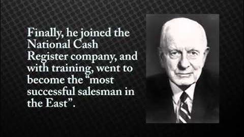 Entrepreneur of the Decade - Thomas .J. Watson