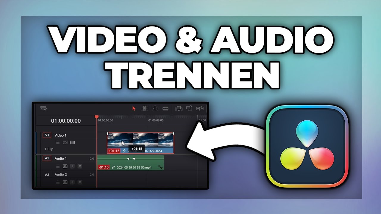Davinci Resolve Audio Von Video Trennen DaVinci Resolve Audio von Video trennen - Tutorial - YouTube