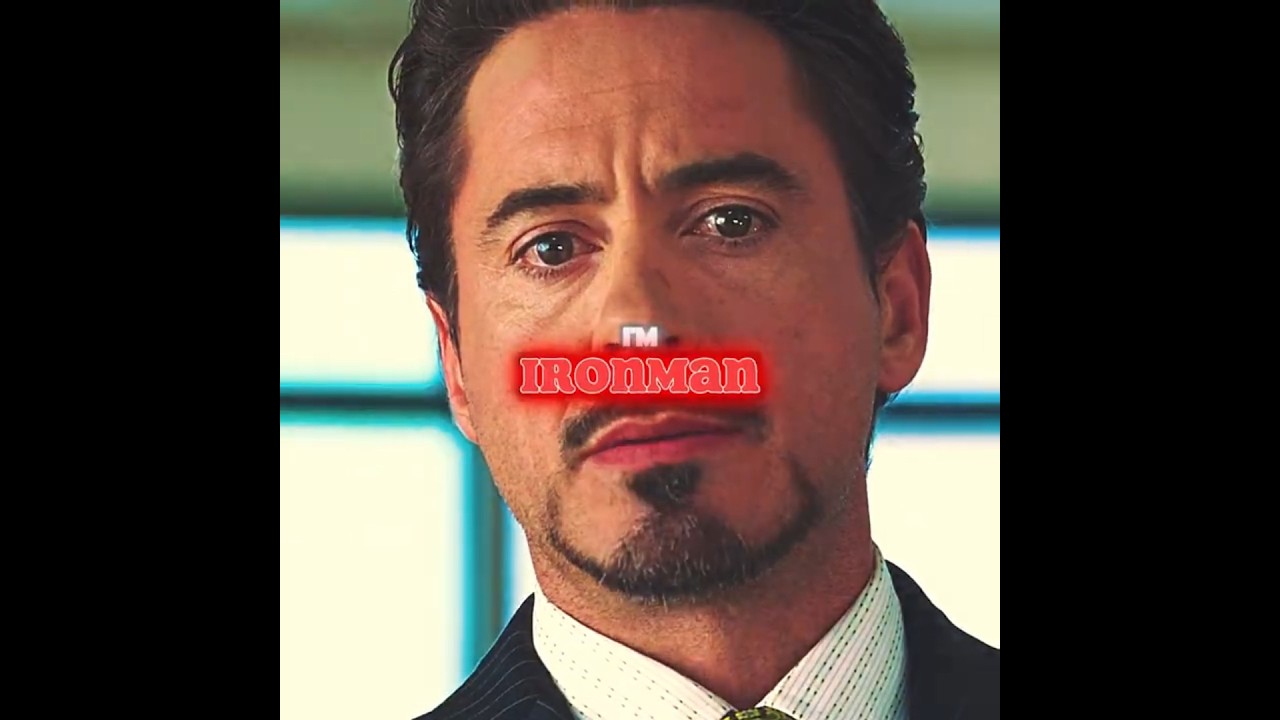 He left her speechless | Iron man #edit #shorts