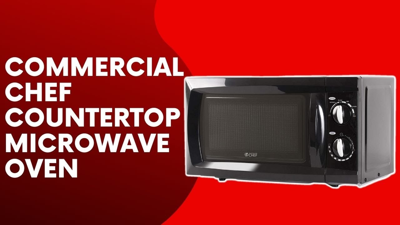 COMMERCIAL CHEF 0.6 Cubic Foot Microwave with 6 Power Levels