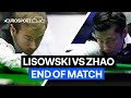 Zhao Xintong roars back to beat Jack Lisowski to make semi-final | End of match | Eurosport Snooker