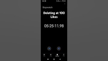Deleting this timer at 100 Likes