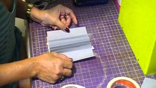 SCRAPBOOKING: TUTORIAL ÃLBUM CAPA DURA SANFONADO 1