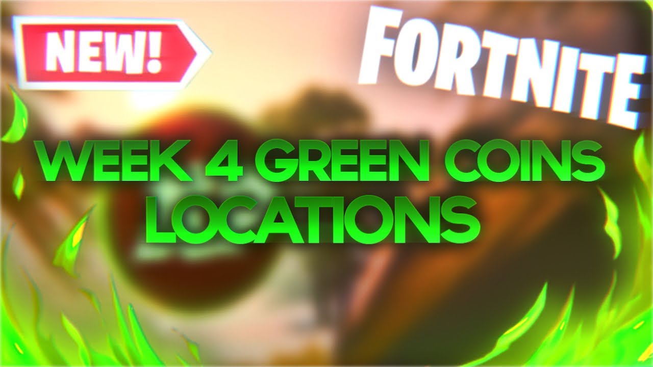 ALL WEEK 4 GREEN XP COINS LOCATIONS IN FORTNITE (Chapter 2 ...