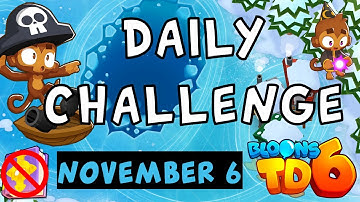 Bloons TD 6 Daily Challenge | Battd Heroes | No Hero No MK No Powers | November 6 2022