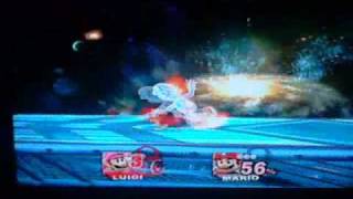 Ssbb Aqua Luigi Trainig To Battle Phoenix Mario