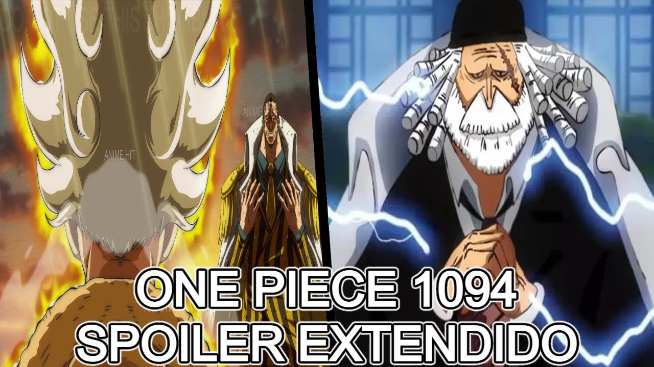 ONE PIECE CAPITULO 1094 (SPOILER EXTENDIDO) KIZARU Y LUFFY SON