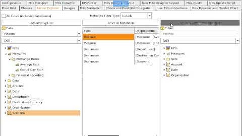 Ranet OLAP - Filtering Olap Metadata