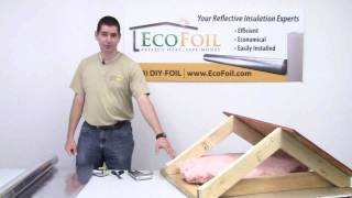 EcoFoil Attic Radiant Barrier Insulation Prep