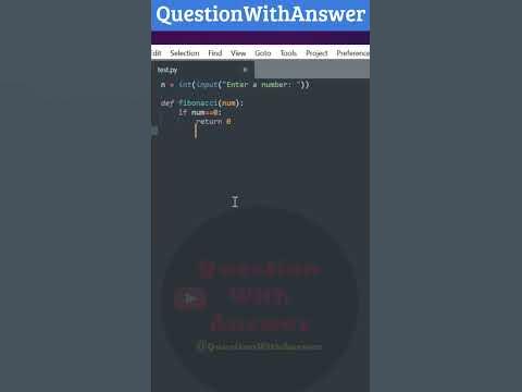 python program to print Fibonacci series using recursion | python ...