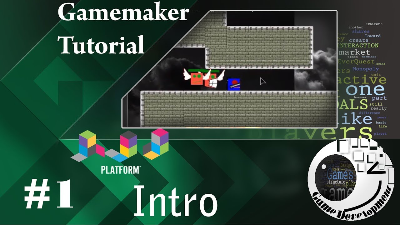 Gamemaker How to build a complete game - Mr.Box platform - YouTube