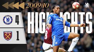 ⏪ Chelsea 41 West Ham | DROGBA & MALOUDA help thrash Hammers! | FULL MATCH REWIND | PL 2009/10