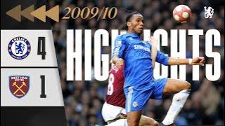 ⏪️ Chelsea 4-1 West Ham | DROGBA & MALOUDA help thrash Hammers! | FULL MATCH REWIND | PL 2009/10