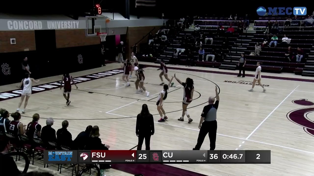 Concord Women's Basketball Highlights vs. Fairmont State