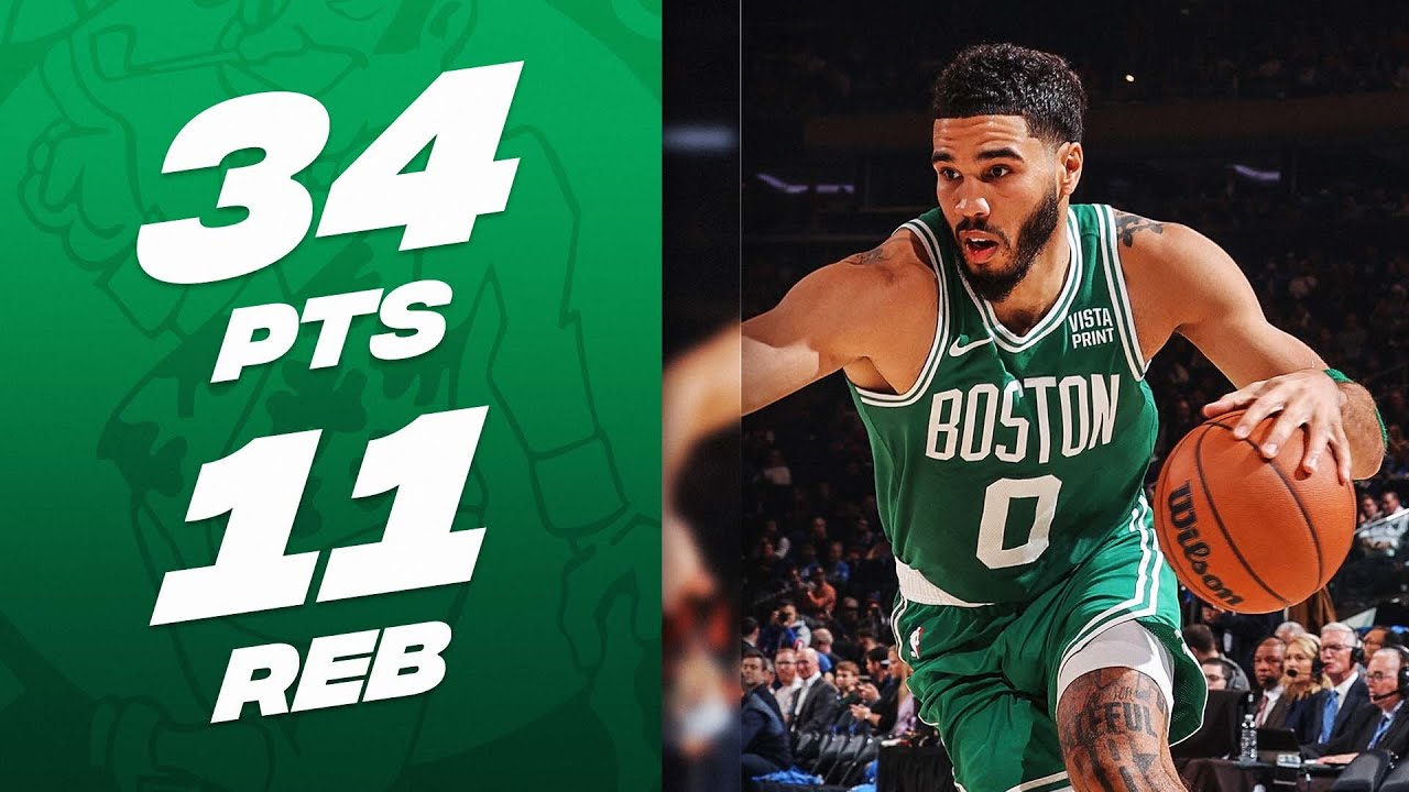 Jayson Tatum Drops DOUBLE-DOUBLE At MSG! | October 25, 2023