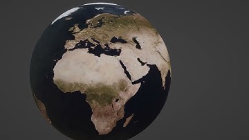 UFO Planet 3D Animation