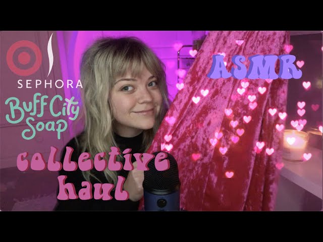 ASMR huge haul 💗 holiday decor 🕊, clothing, skincare, perfume (Target, Sephora, Aerie, & more!)