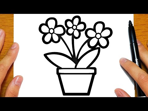 Vídeo: Como Desenhar Flores Para Crianças