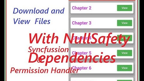 Download Files Flutter - LIstiview