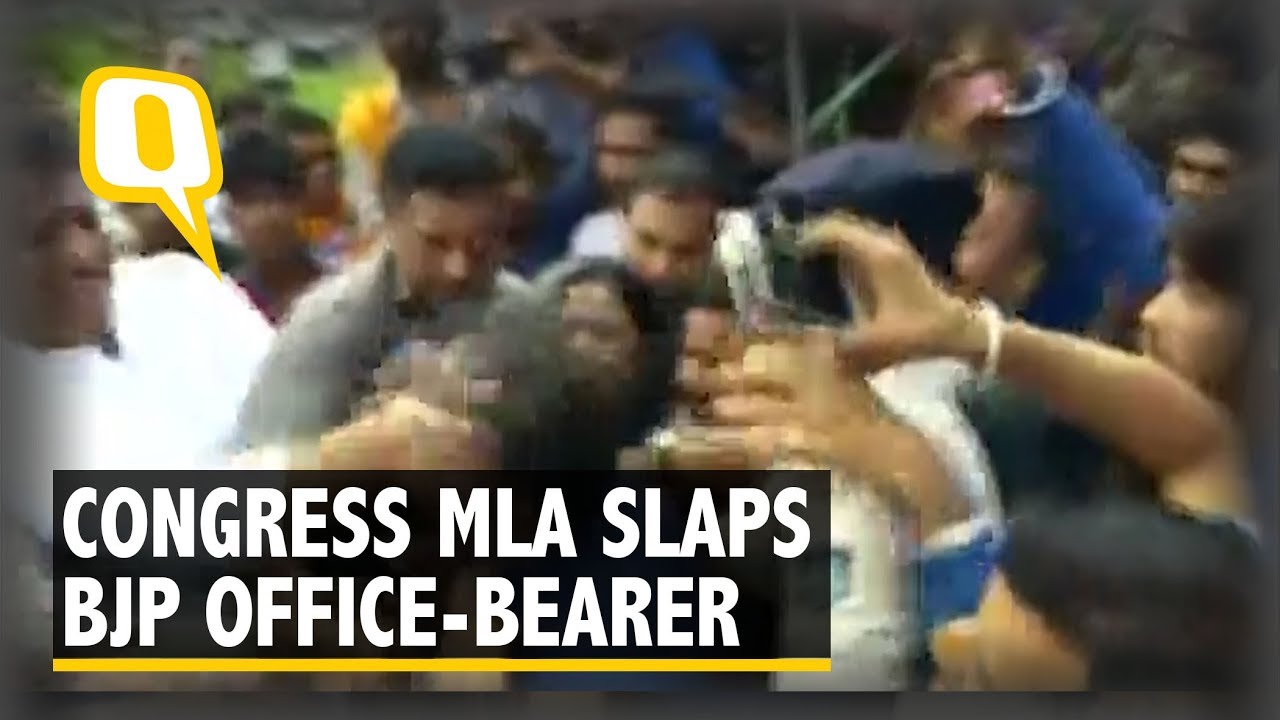 Watch: Congress MLA Slaps BJP Office-Bearer in Madhya Pradesh